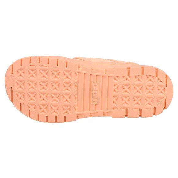 PUMA Women's Orange Synthetic Leather Upper Mayze Platform Sandals - Picture 5 of 5